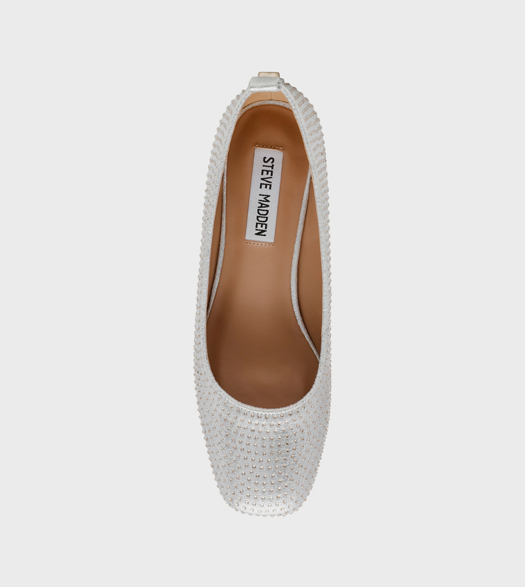 STUNNAH-R Embellished Block Heel Pumps
