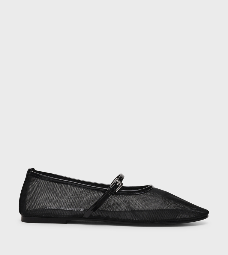 MASH Textured Ballet Flats