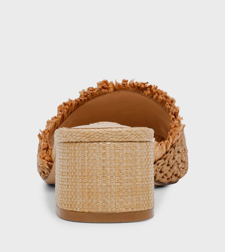 CIENEGA Braided Block Heeled Sandals