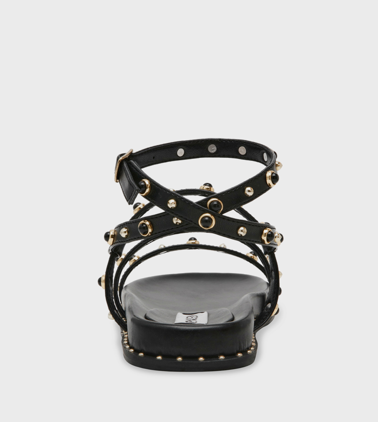 STORMIE Studded Detail Flat Sandals
