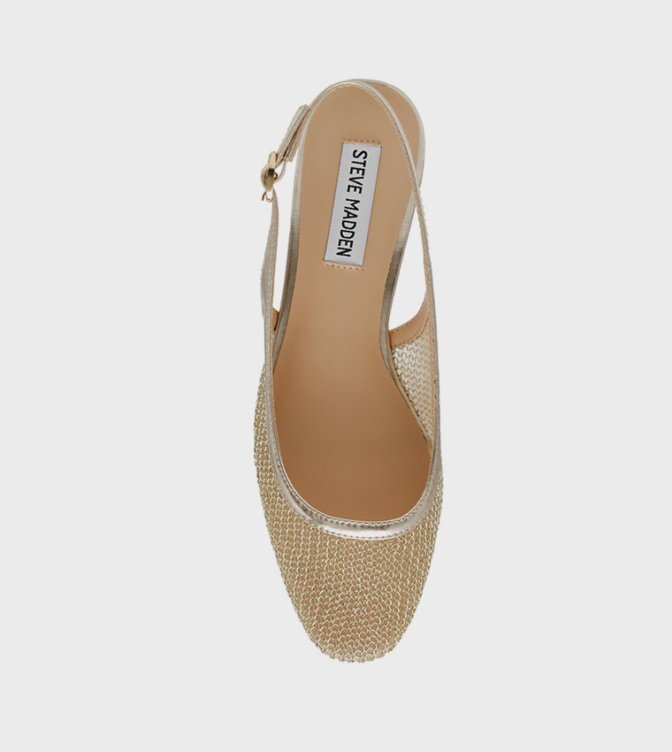 BOULEVARD Mesh Slingback Flat Shoes