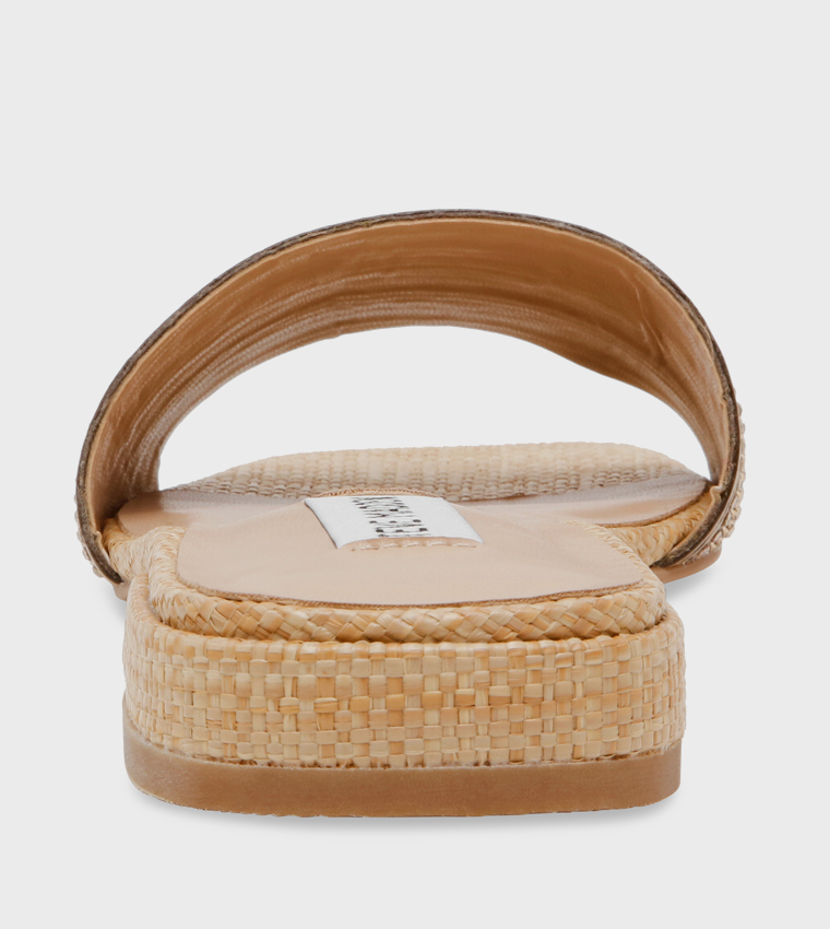 STOPPER Embellished Open-Toe Flat Sandals