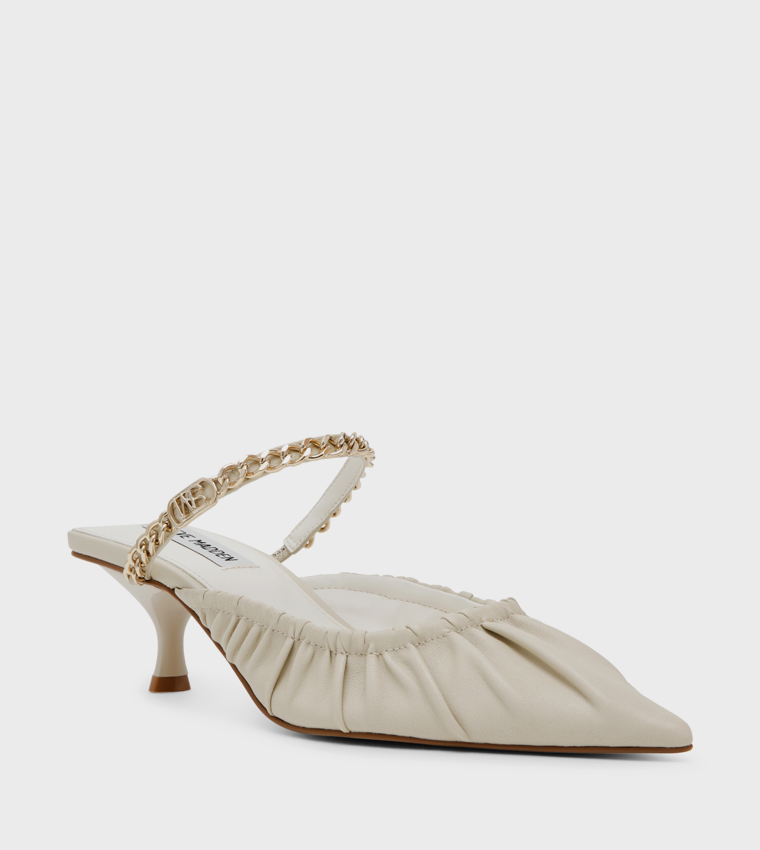 SMALL-TALK Ruched Slingback Pumps