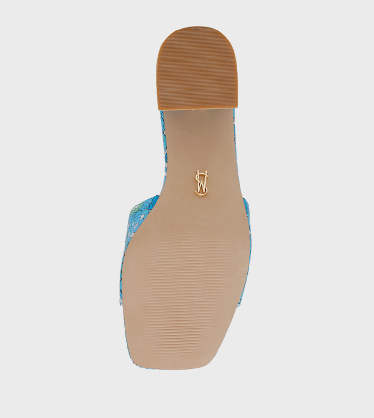CARLIE Floral Printed Heel Sandals