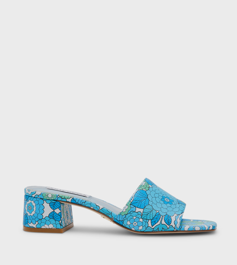 CARLIE Floral Printed Heel Sandals