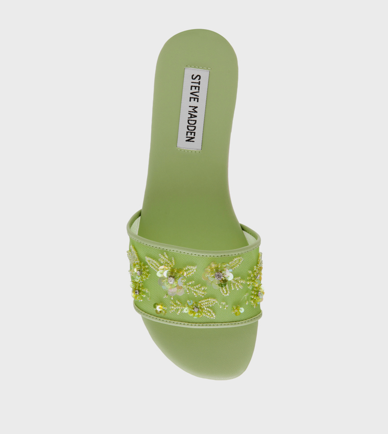 MIYAH Embellished Flat Sandals