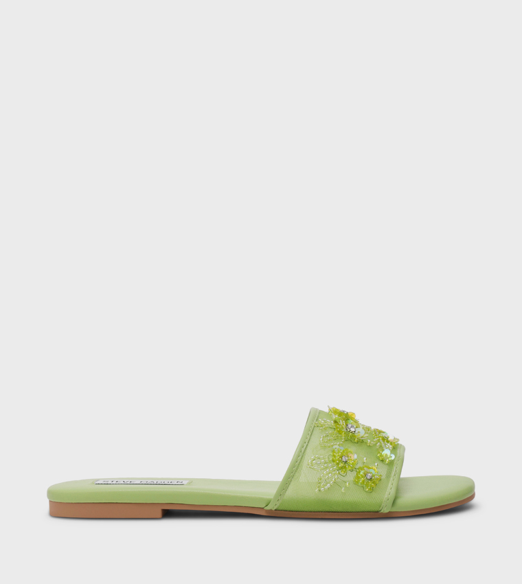 MIYAH Embellished Flat Sandals