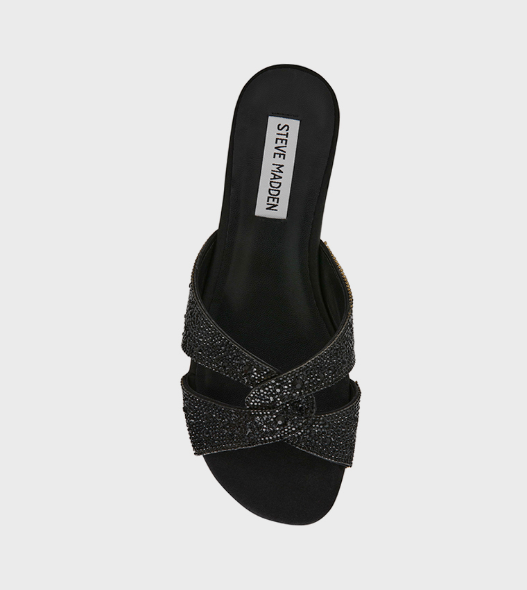 MUSA Embellished Flat Sandals