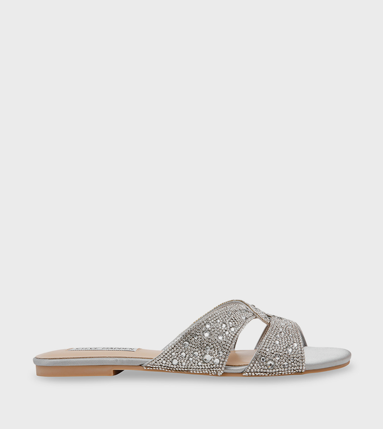 MUSA Embellished Flat Sandals