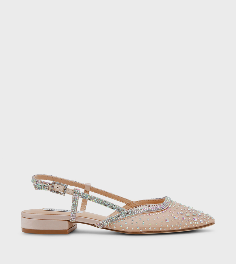 BALLROOM Embellished Low Heel Pumps