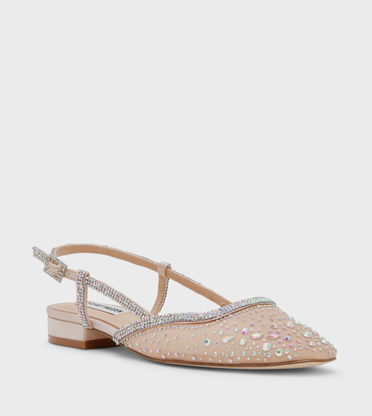 BALLROOM Embellished Low Heel Pumps