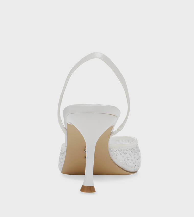 PIROUETTE Embellished Slingback Pumps