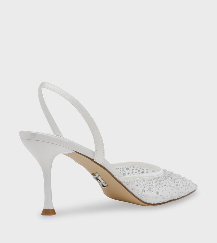 PIROUETTE Embellished Slingback Pumps