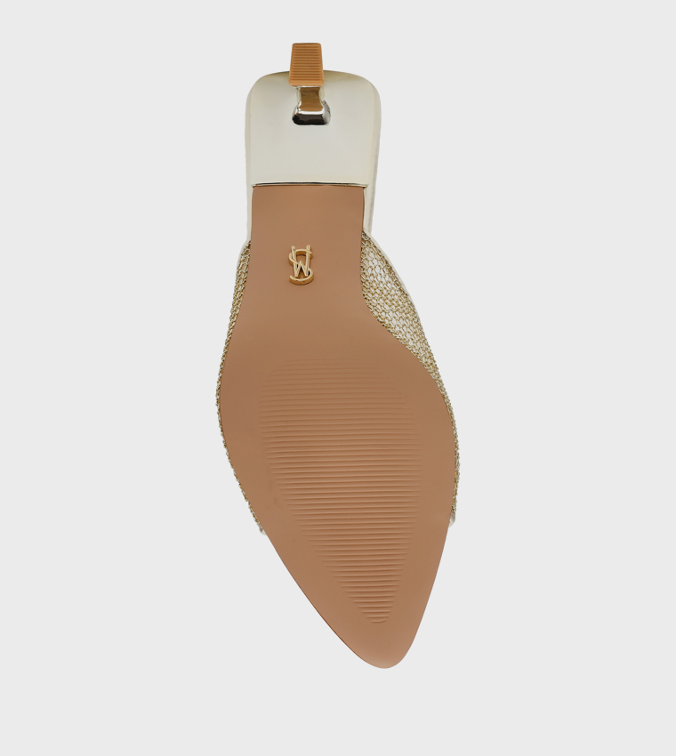 NEWCOMER Textured Heeled Sandals