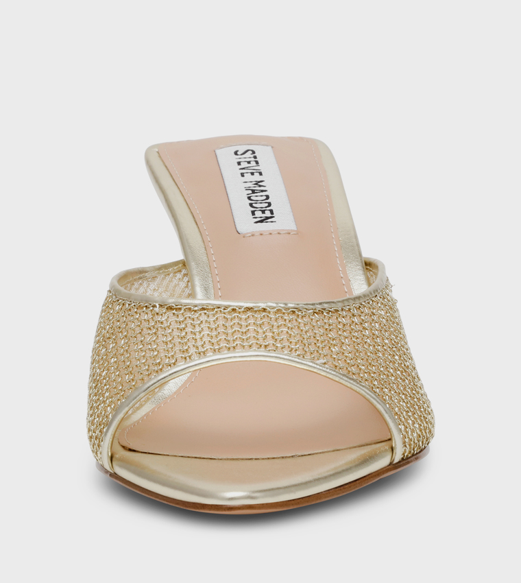NEWCOMER Textured Heeled Sandals