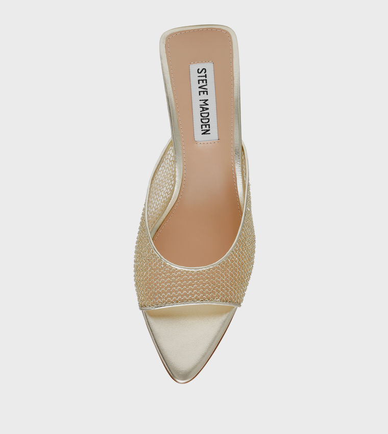 NEWCOMER Textured Heeled Sandals