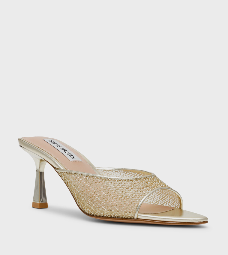 NEWCOMER Textured Heeled Sandals