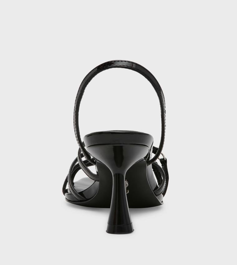 UPCLOSE Strappy Sling Back Heeled Sandals