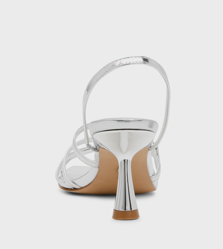 UPCLOSE Strappy Sling Back Heeled Sandals
