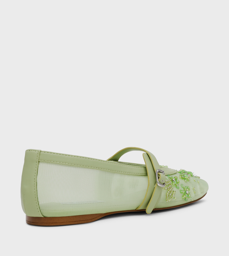 REJOICE-MF Embellished Mary Jane shoes