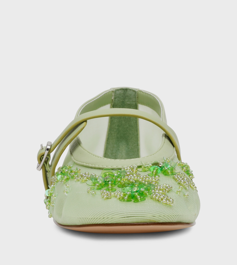 REJOICE-MF Embellished Mary Jane shoes