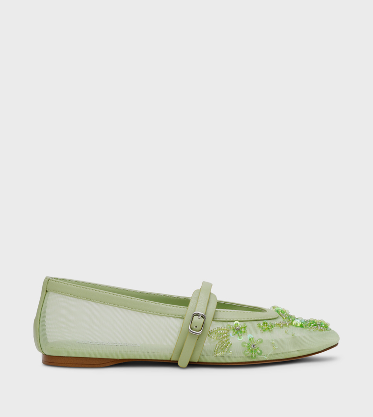 REJOICE-MF Embellished Mary Jane shoes