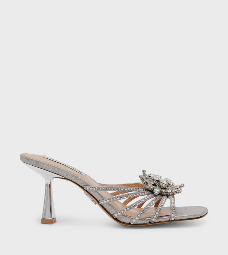 SAFFY Embellished Strappy Heeled Sandals