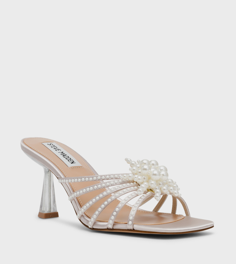 SAFFY-P Embellished Strappy Heeled Sandals