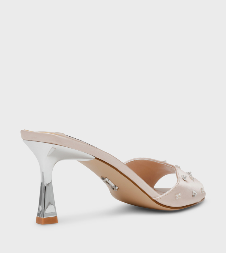 NESSAH Embellished Heeled Sandals