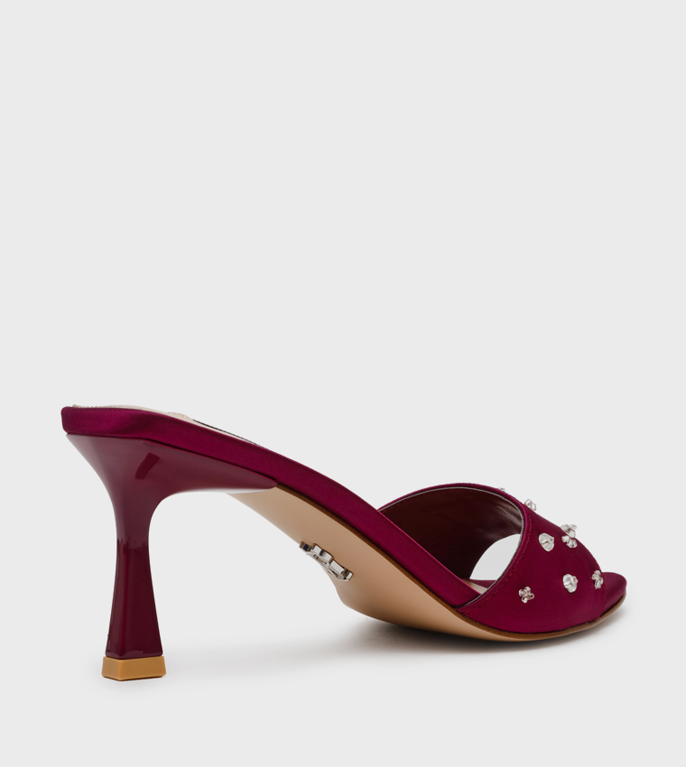 NESSAH Embellished Heeled Sandals