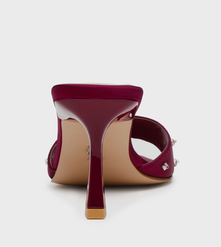 NESSAH Embellished Heeled Sandals