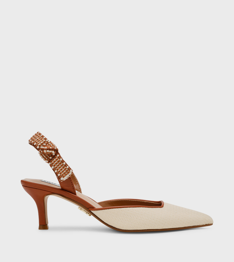 SLEEKY Pointed Toe Slingback Pumps