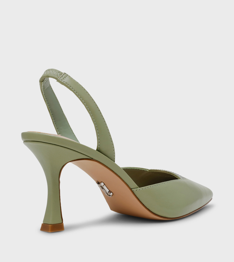 YALA Pointed Toe Slingback Pumps