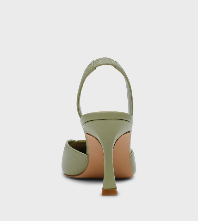 YALA Pointed Toe Slingback Pumps