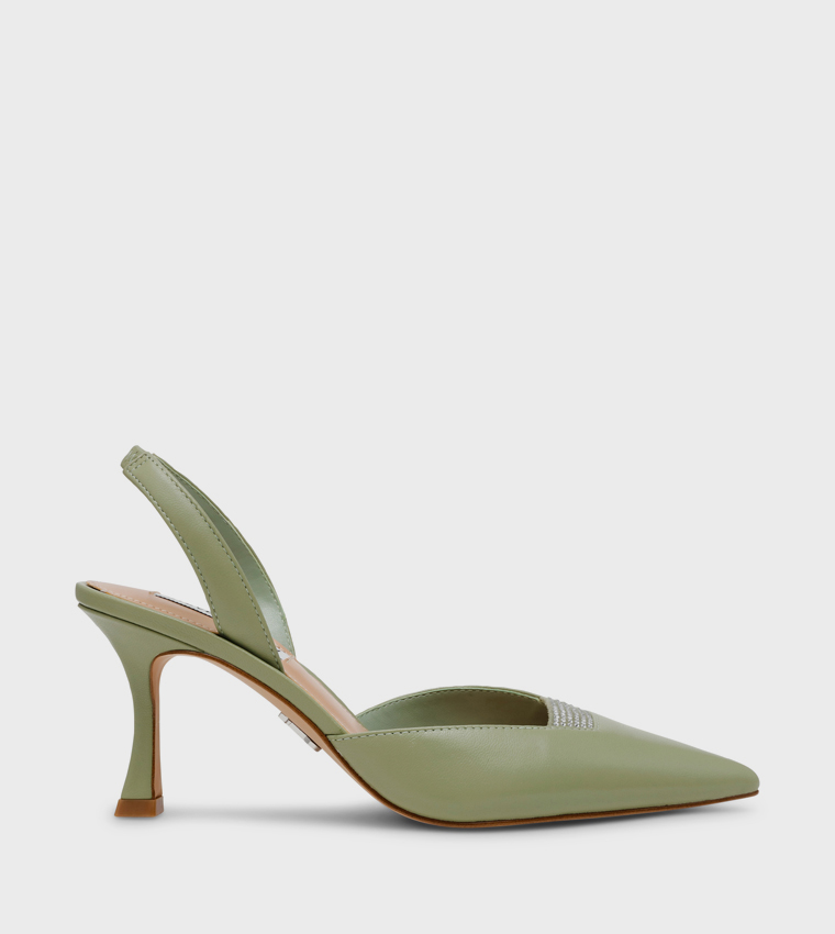 YALA Pointed Toe Slingback Pumps