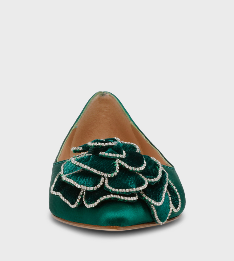 CARNATION Embellished Ballerinas