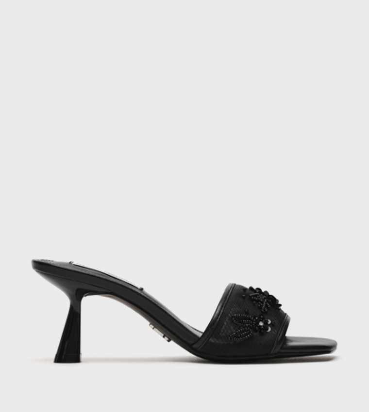 IN-BLOOM Embellished Heel Sandals