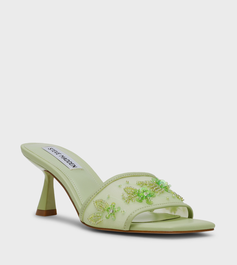 IN-BLOOM Embellished Heel Sandals