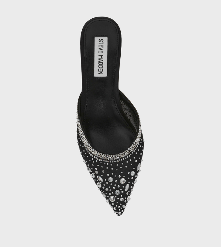 MARNEY Embellished Heeled Mule Pumps