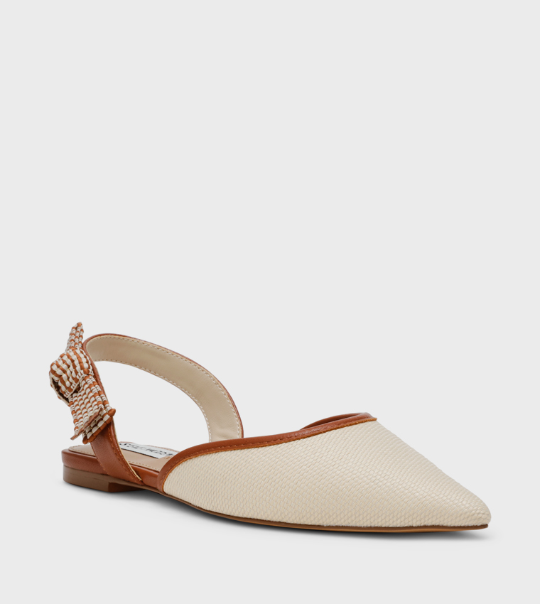 LANDFALL Bow Detail Slingback Flats