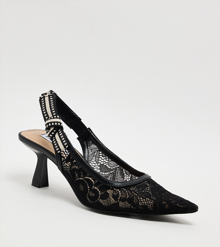 VERSALI Pointed Toe Slingback Pumps