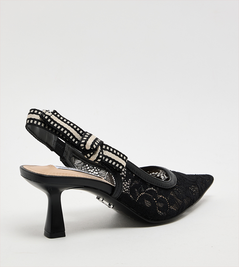 VERSALI Pointed Toe Slingback Pumps