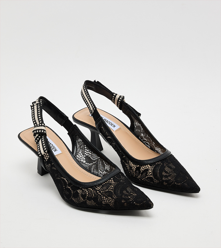 VERSALI Pointed Toe Slingback Pumps