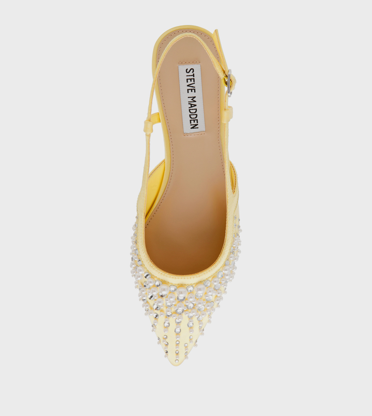 LAYOVER Embellished Sling Back Mules