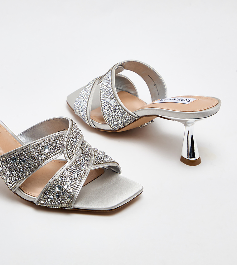 INSTEP Embellished Heeled Sandals