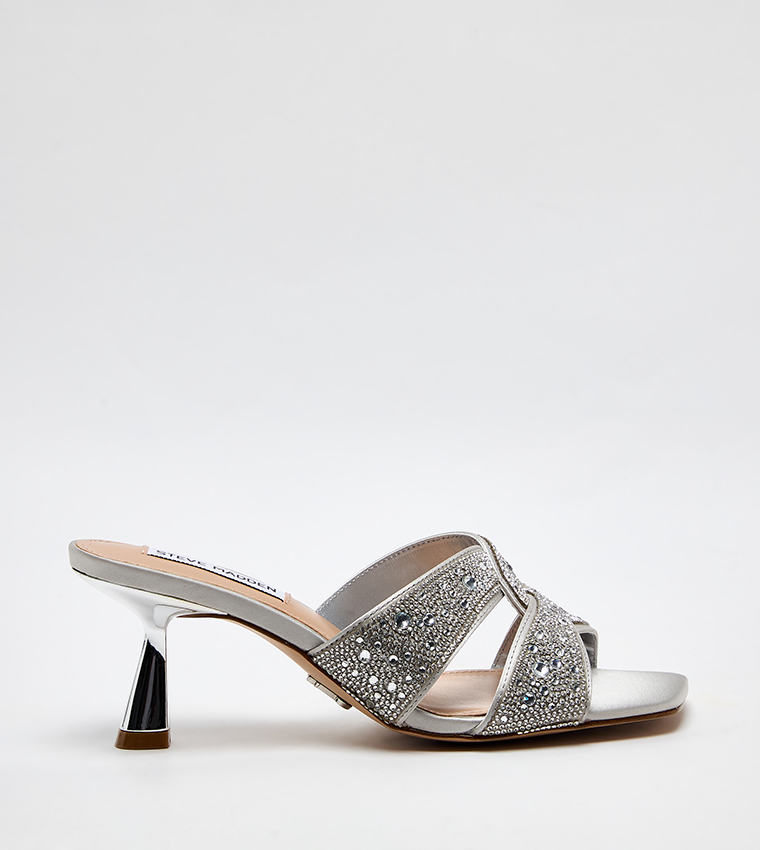 INSTEP Embellished Heeled Sandals