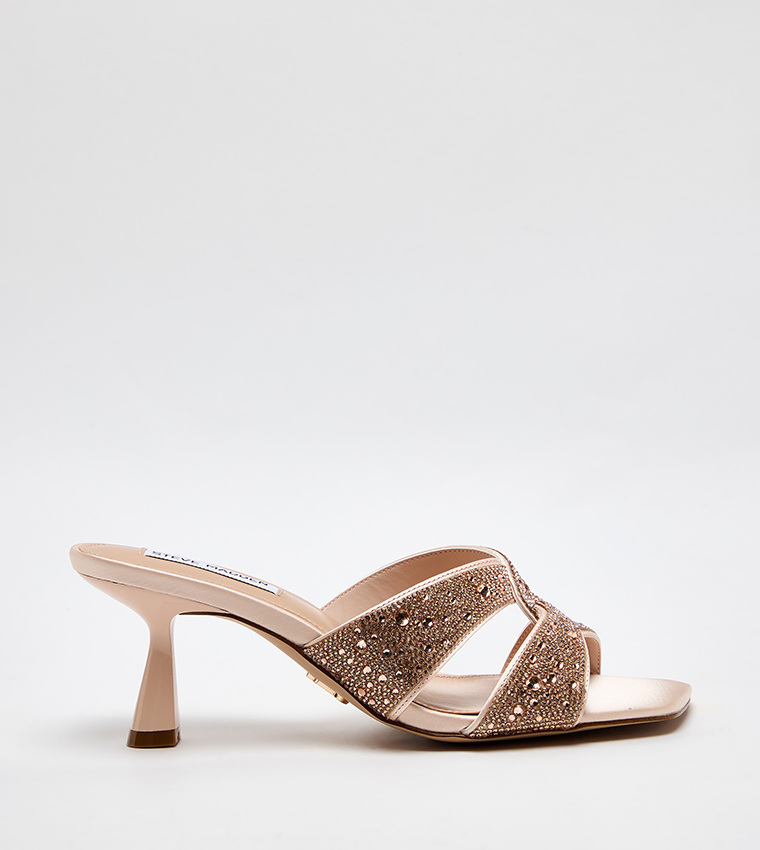 INSTEP Embellished Heeled Sandals