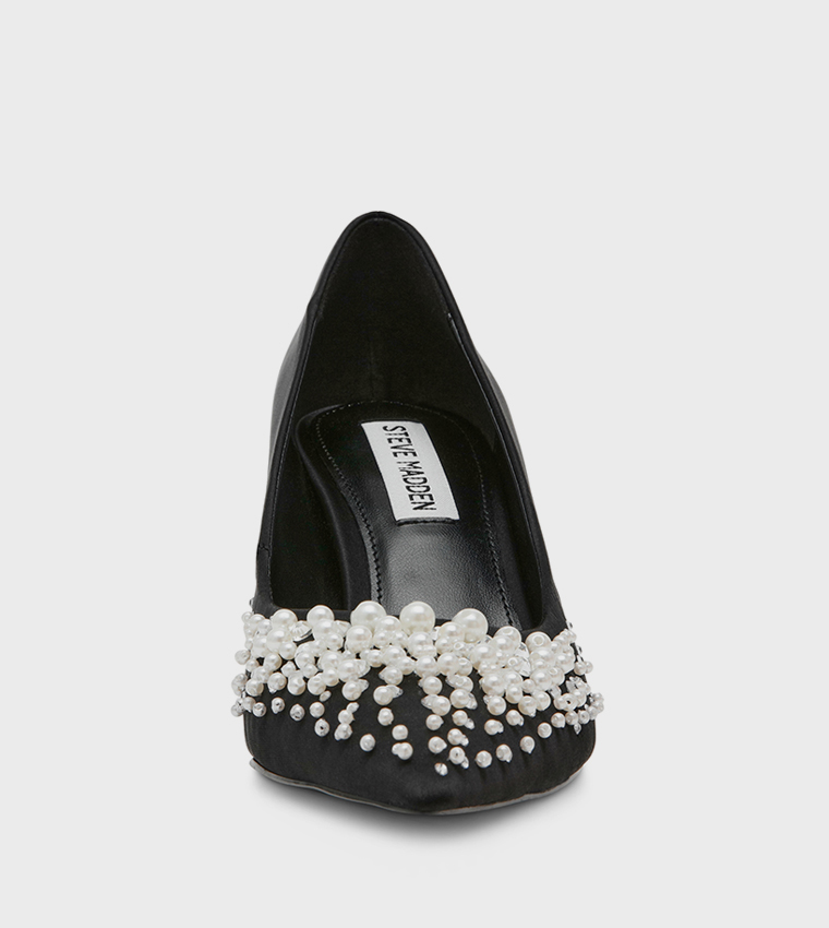 VIEWZ Embellished Pointed Toe Pumps