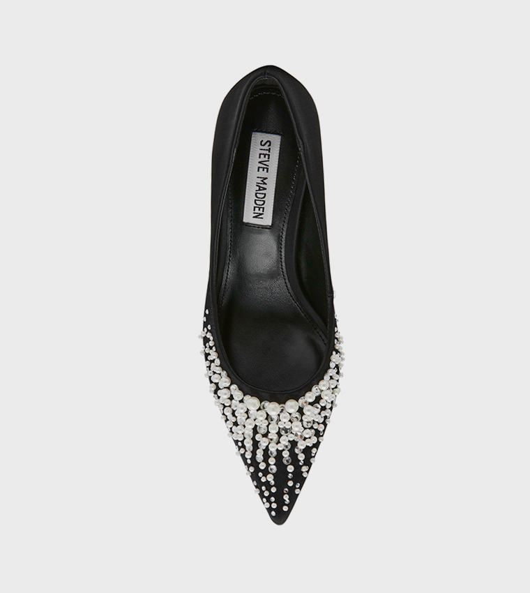 VIEWZ Embellished Pointed Toe Pumps