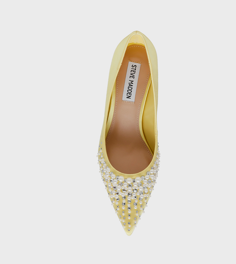 VIEWZ Embellished Pointed Toe Pumps